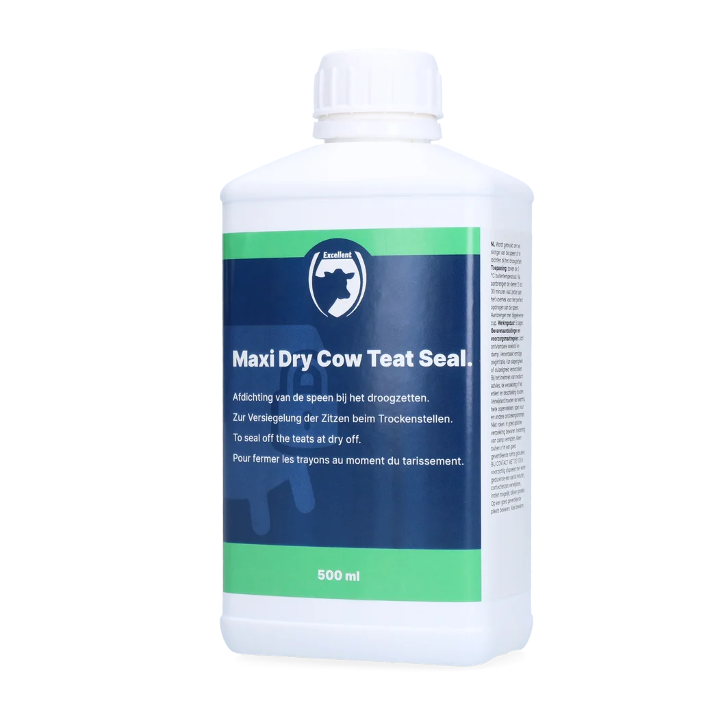 Sigillante per capezzoli per asciutta, 500 ml – Excellent Maxi Dry Cow Teat Seal - immagine 1