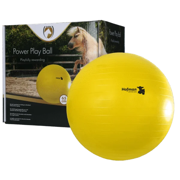 Palla gioco per cavalli gialla, 65 cm – Maximus Power Play Ball