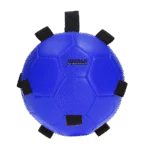Palla gioco per cavalli con elastici, 19 cm, blu – Excellent Horse Fun Play Ball - immagine 2