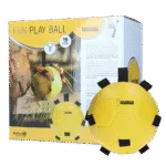 Palla gioco per cavalli con elastici, 19 cm, gialla – Excellent Horse Fun Play Ball