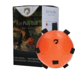 Palla gioco per cavalli con elastici, 19 cm, arancione – Excellent Horse Fun Play Ball