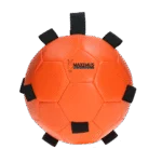 Palla gioco per cavalli con elastici, 19 cm, arancione – Excellent Horse Fun Play Ball - immagine 2