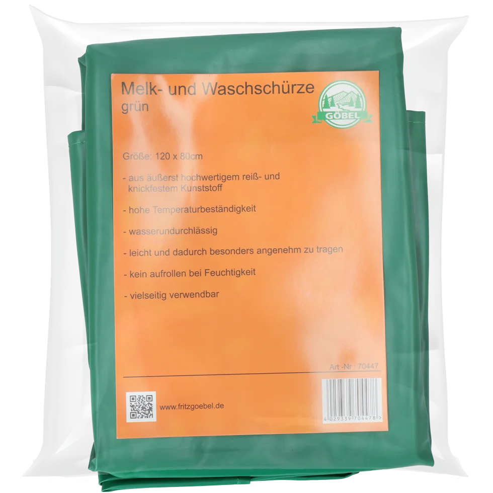 Grembiule da mungitura impermeabile verde, 80 x 120 cm - immagine 1