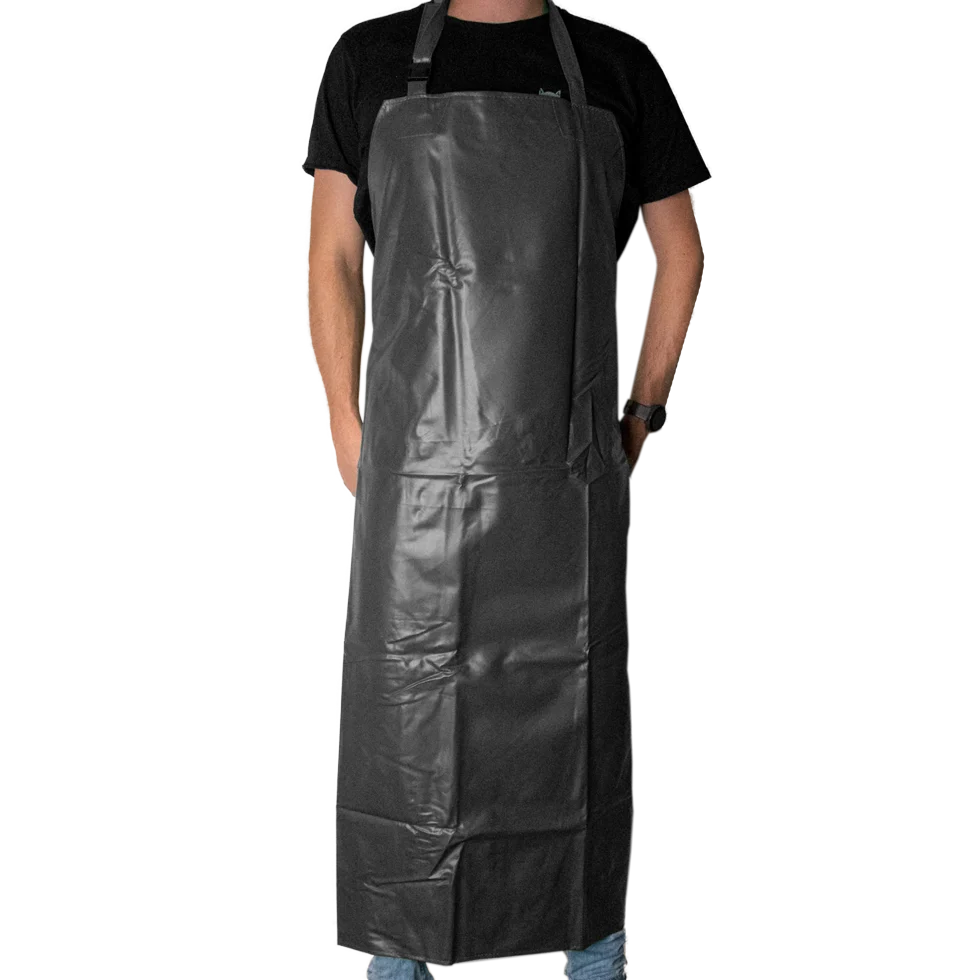 Grembiule da mungitura impermeabile nero, 80 x 120 cm - immagine 1