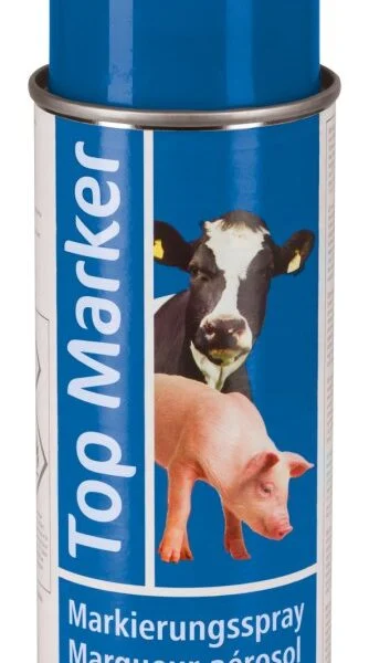 Spray marcatore per suini e bovini, blu, 400 ml – Kerbl Topmarker