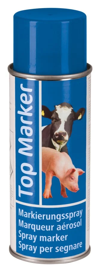 Spray marcatore per suini e bovini, blu, 400 ml – Kerbl Topmarker