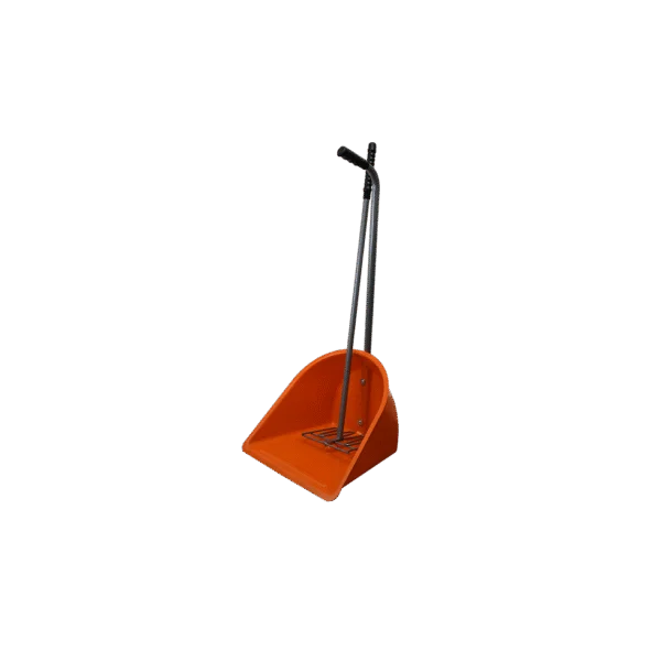 Mestboy Set con paletta raccogli letame da 78 cm e rastrello da 85 cm, arancione