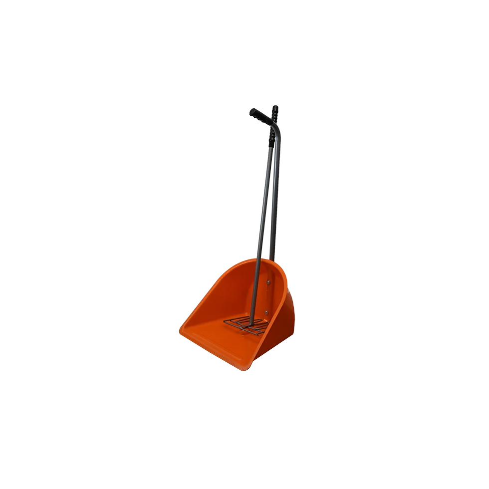 Mestboy Set con paletta raccogli letame da 78 cm e rastrello da 85 cm, arancione - immagine 1