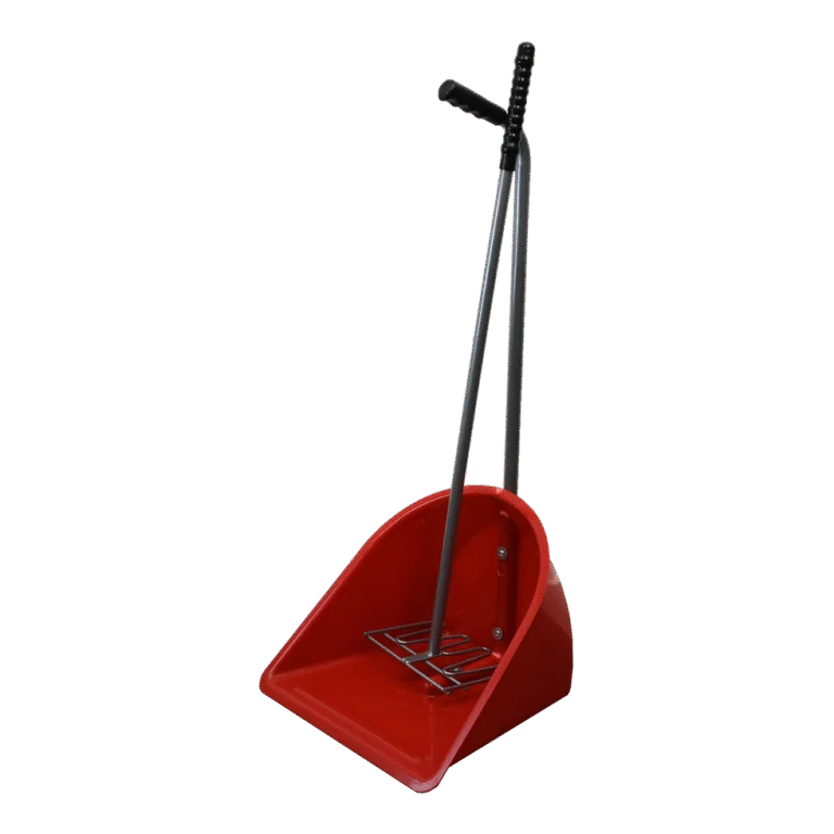 Set Mestboy con paletta raccogli letame da 78 cm e rastrello da 85 cm, rosso