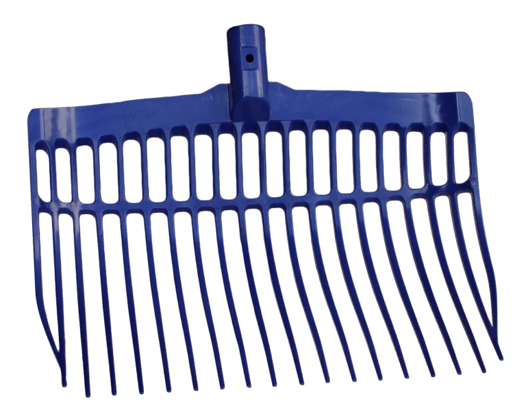 Forca per letame in plastica senza manico, blu, 41 x 36 x 11 cm – Vplast
