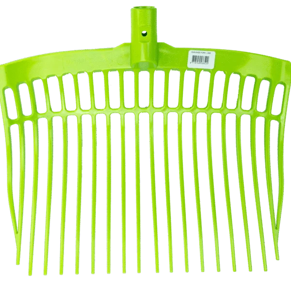 Forca per letame in plastica senza manico, verde lime, 41 x 36 x 11 cm – Vplast
