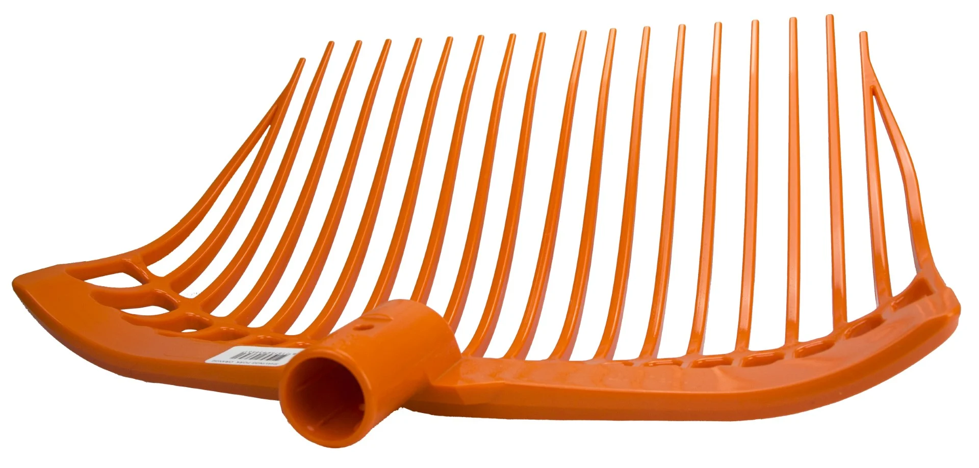 Forca per letame in plastica senza manico, arancione, 41 x 36 x 11 cm – Vplast - immagine 3