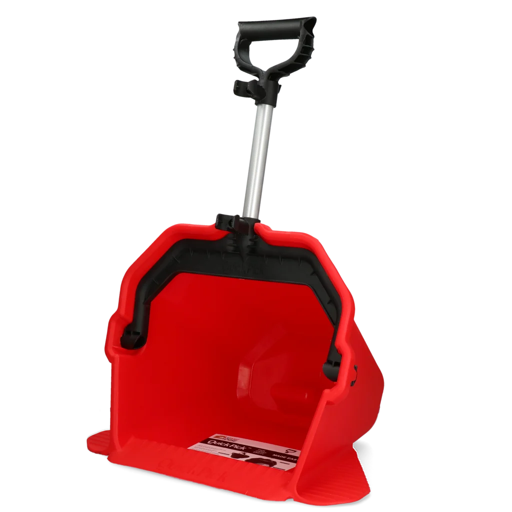Cassetta raccogli letame rossa – Vplast Mestboy Quick Pick - immagine 1