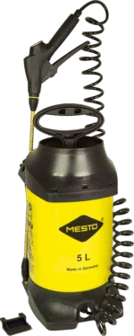 Irroratore a pressione con manometro e tubo a spirale 5 l – Mesto Profi Plus