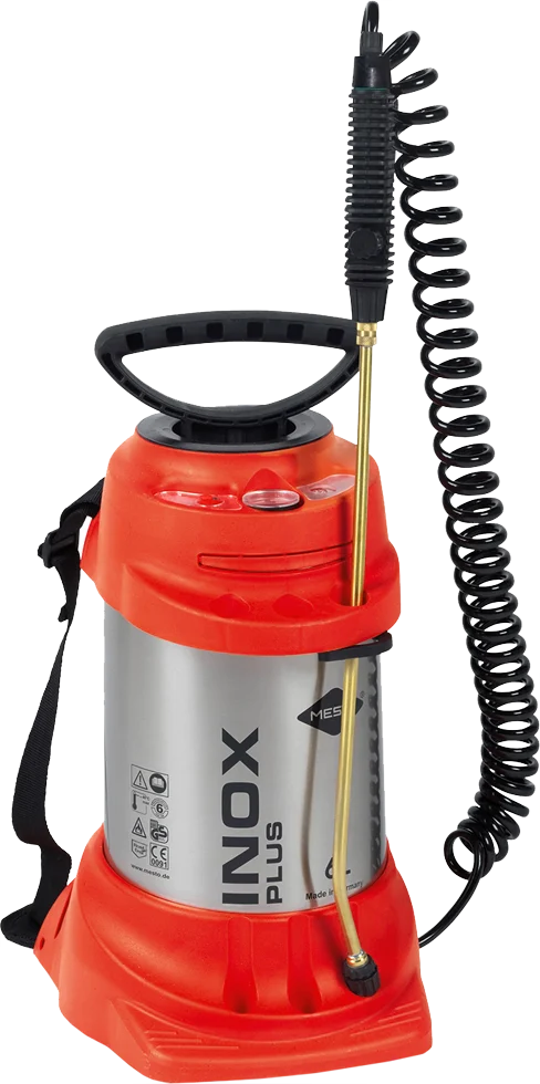 Pompa irroratrice con serbatoio in acciaio inossidabile da 6 l, 6 bar – Mesto Inox Plus - immagine 1