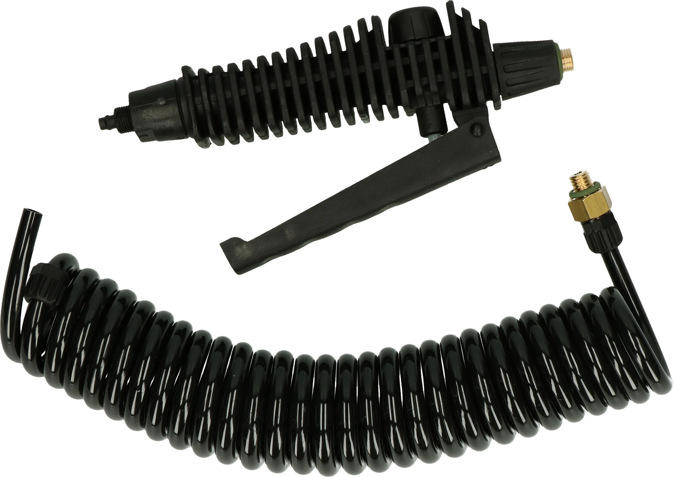 Tubo a spirale con valvola a pistola, 2,5 m – Mesto Inox Plus - immagine 1