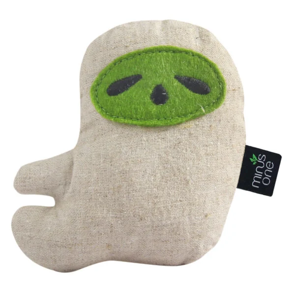 Giochino per gatti a forma di bradipo con erba gatta, 9 x 9 x 2,5 cm – Minus One Docile Buddy Cat Toy Sloth