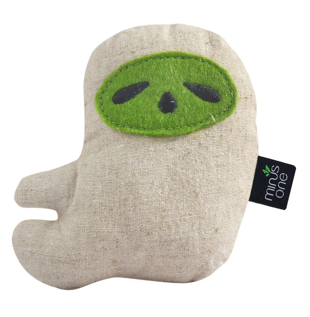Giochino per gatti a forma di bradipo con erba gatta, 9 x 9 x 2,5 cm – Minus One Docile Buddy Cat Toy Sloth - immagine 1
