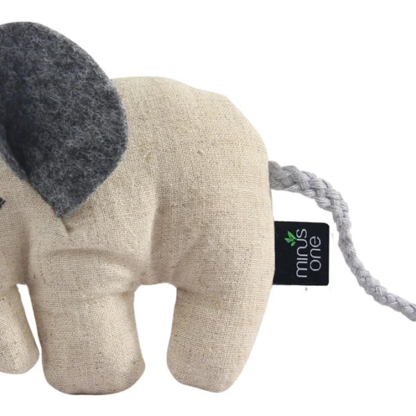 Gioco per gatti a forma di elefante con erba gatta, 9,5 x 8,5 x 2,5 cm – Minus One Docile Buddy Cat Toy Elephant