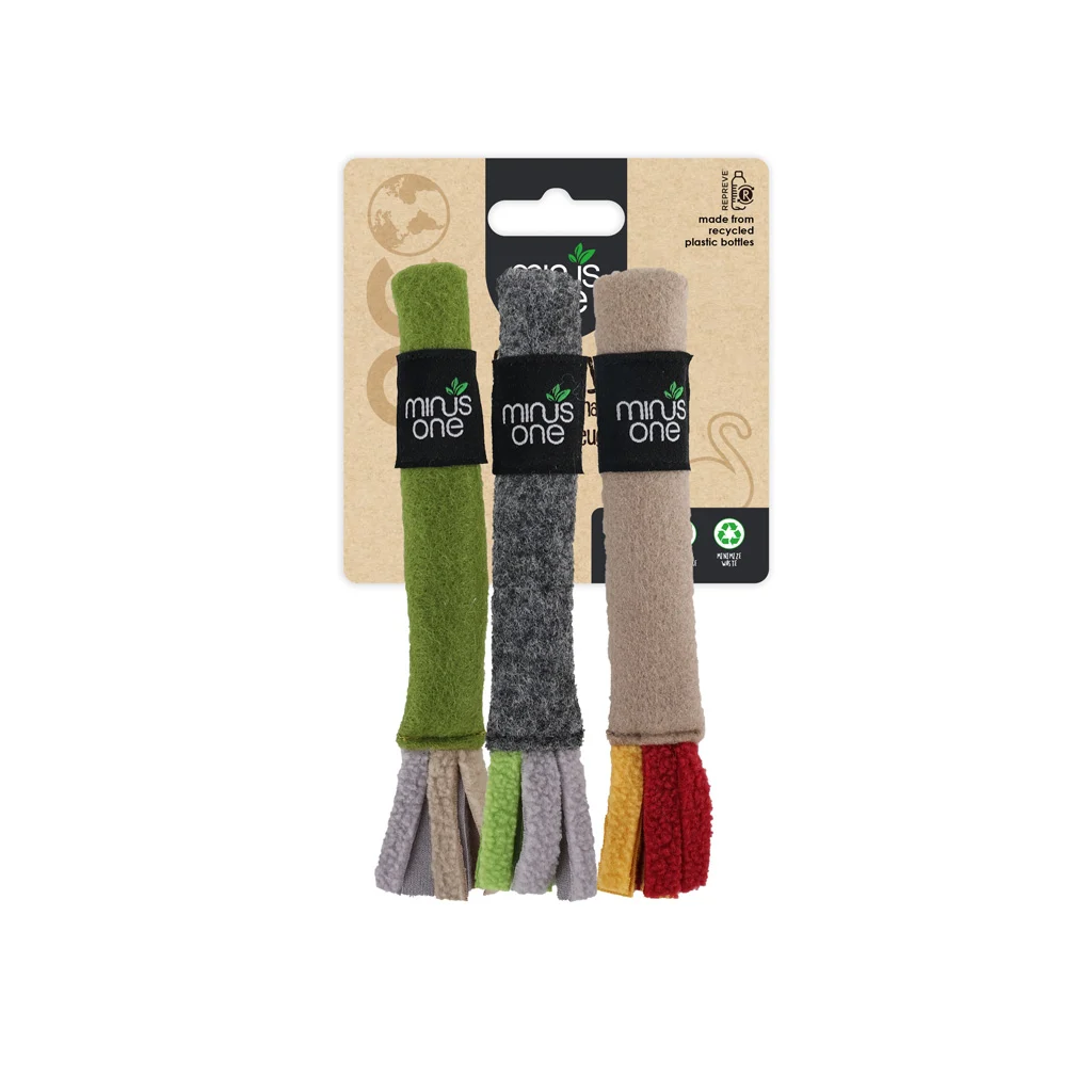 Bastoncini gioco per gatti in feltro con erba gatta – Minus One Classic Felt Cat Toys Sticks - immagine 1