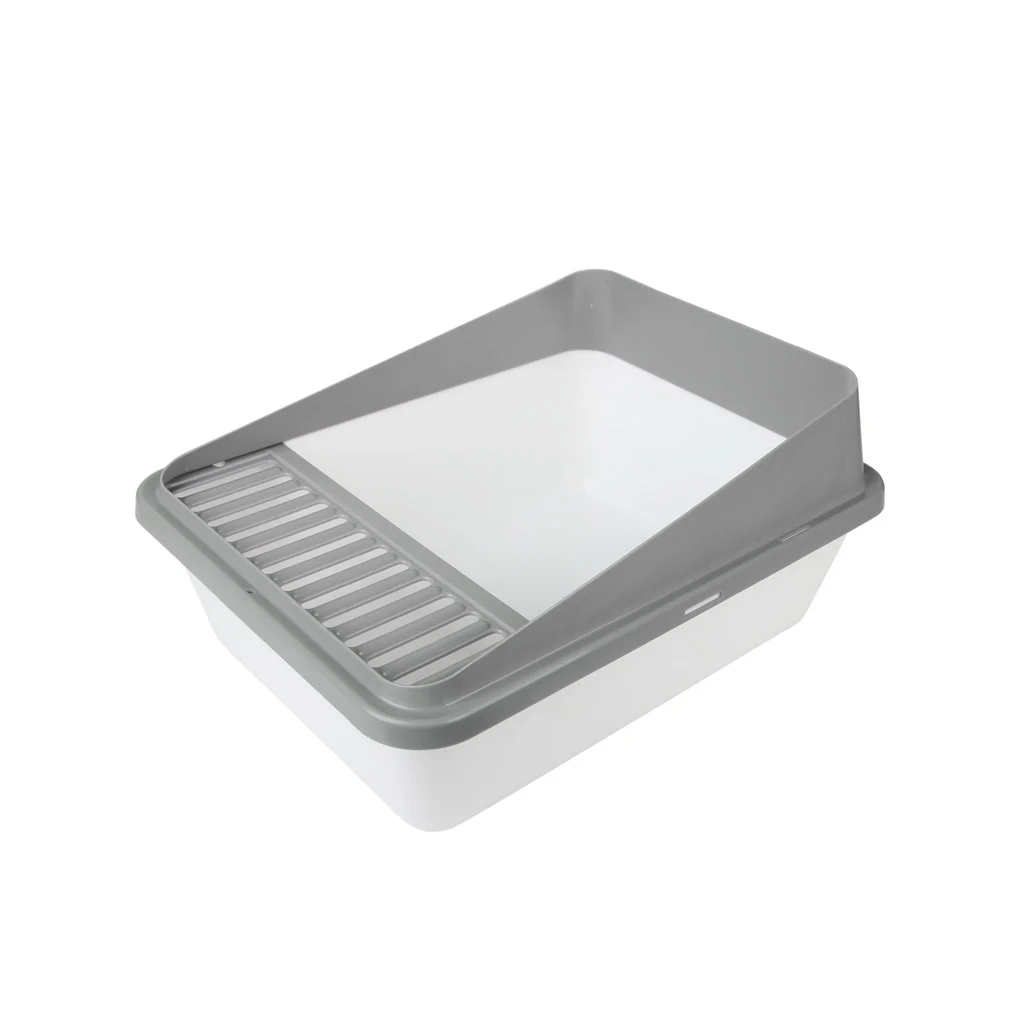 Lettiera per gatti con griglia S, grigia – Minus One Cat Litter Box S - immagine 1