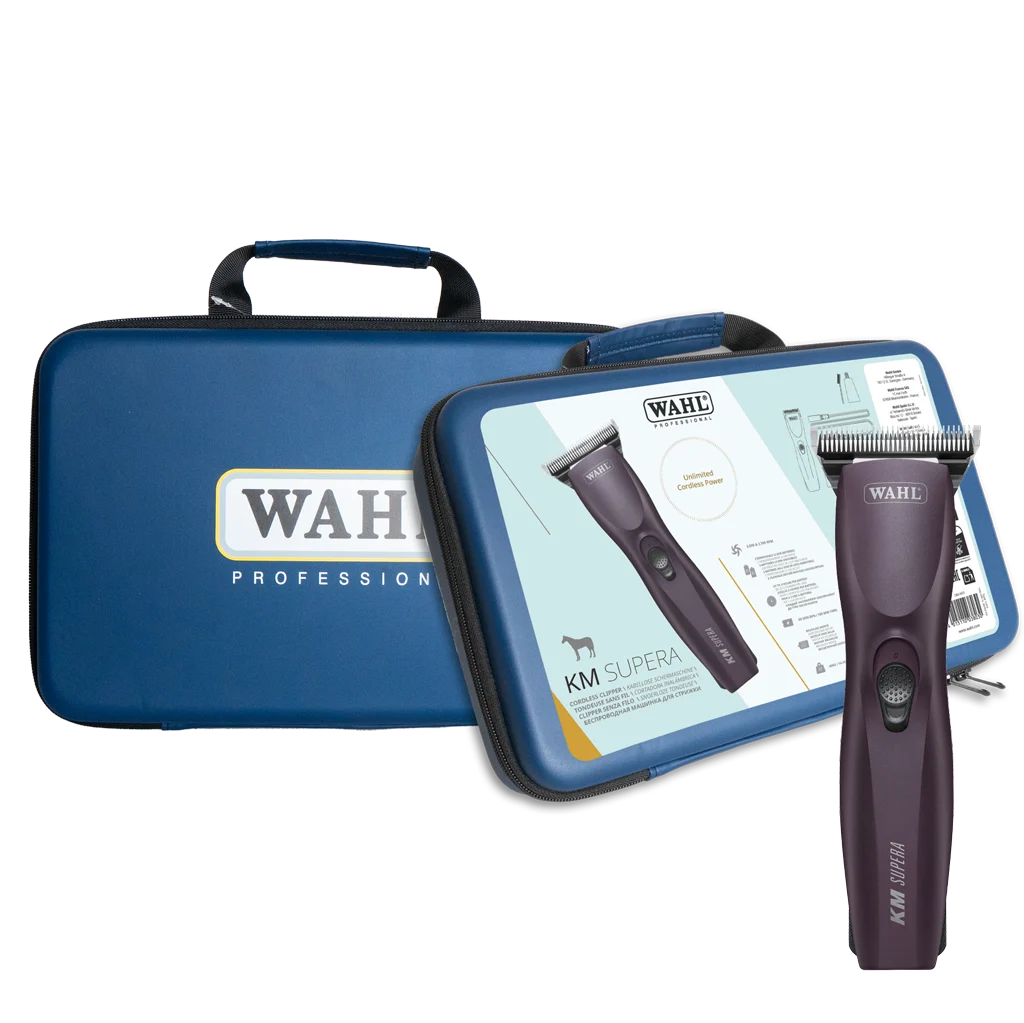 Tosatrice per cavalli senza filo con 2 batterie e lama da 1,5 mm – Wahl KM Supera - immagine 1