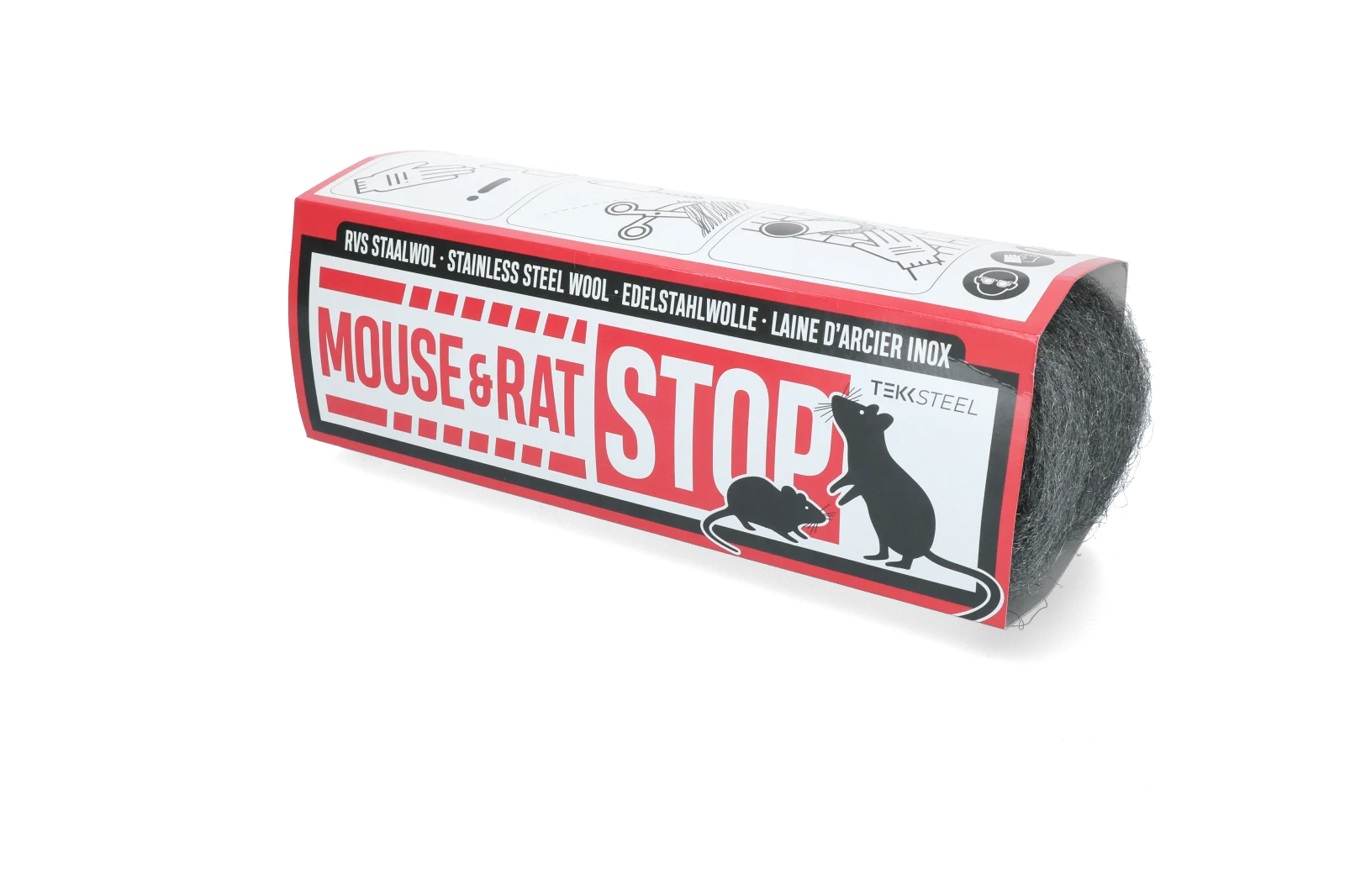 Lana d’acciaio inox per topi e ratti, 200 g – Mouse & Rat Stop - immagine 1