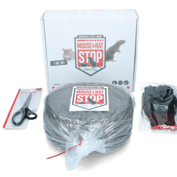 Lana d’acciaio inox per topi e ratti, set da 1 kg – Mouse & Rat Stop