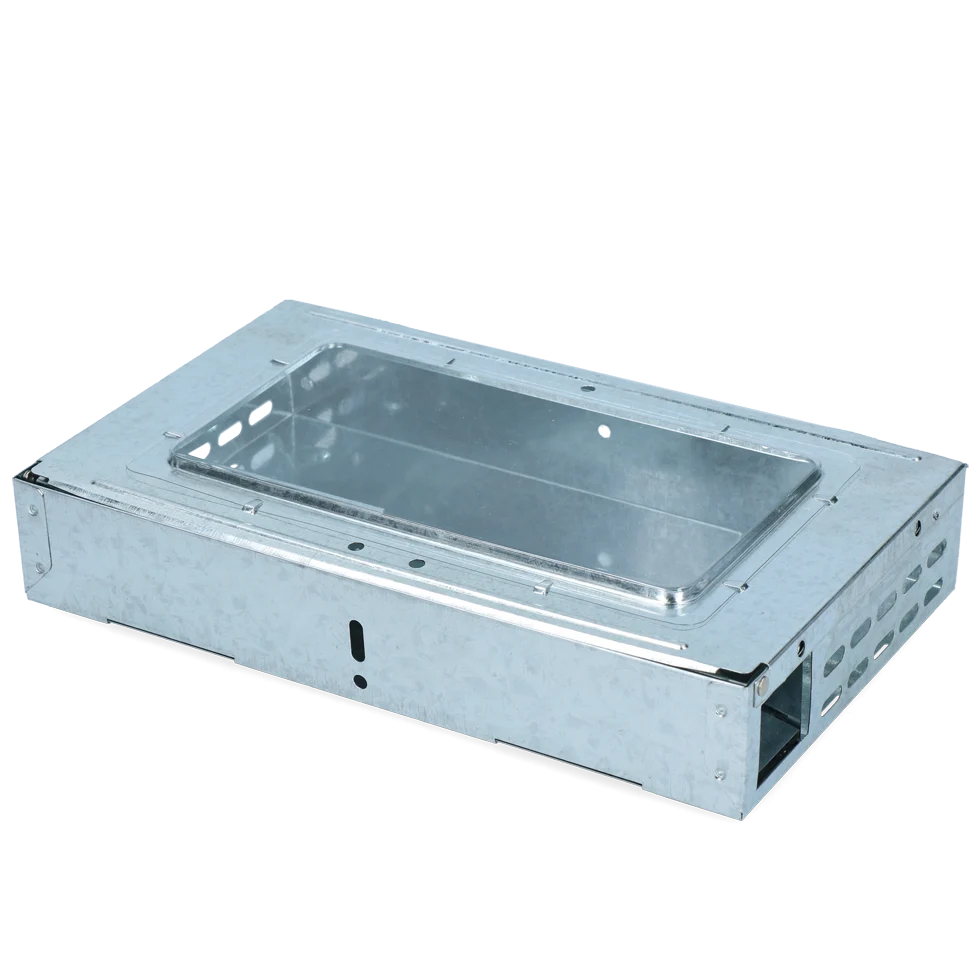 Trappola per topi a cattura viva con finestra di ispezione e 2 ingressi, 26,4 x 16 x 5 cm – Hofman Pest Control Catch-A-Mouse - immagine 1