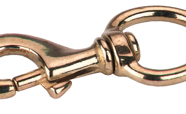 Moschettone color oro, 9 x 4 cm