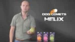 Palla per cani con movimento automatico e versi di animali, arancione – Dog Comets Helix - immagine 3