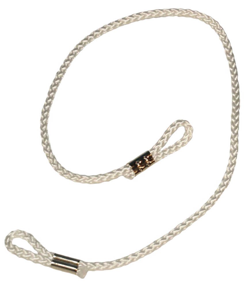 Cordino da collo in nylon con 2 occhielli - immagine 1