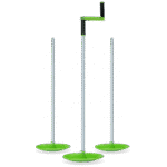 Avvolgitore per reti da pecore per recinzioni fino a 125 cm, 3 aste e 1 manovella – Twist Butler