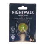 Luce di sicurezza per collare da cane, gialla, 2 modalità di illuminazione – Nightwalk Safety Light