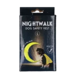 Gilet di sicurezza per cani con dettagli riflettenti e chiusura in velcro giallo L – Nightwalk Safety Vest