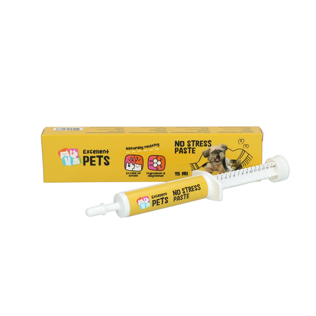 Pasta integrativa per cani e gatti nei momenti di stress, 15 ml – Excellent Pets No Stress Paste - immagine 1