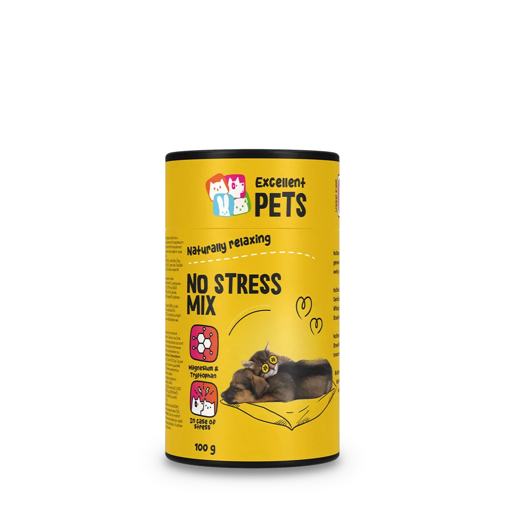 Integratore in polvere per cani e gatti in caso di agitazione, 100 g – Excellent Pets No Stress Mix - immagine 1