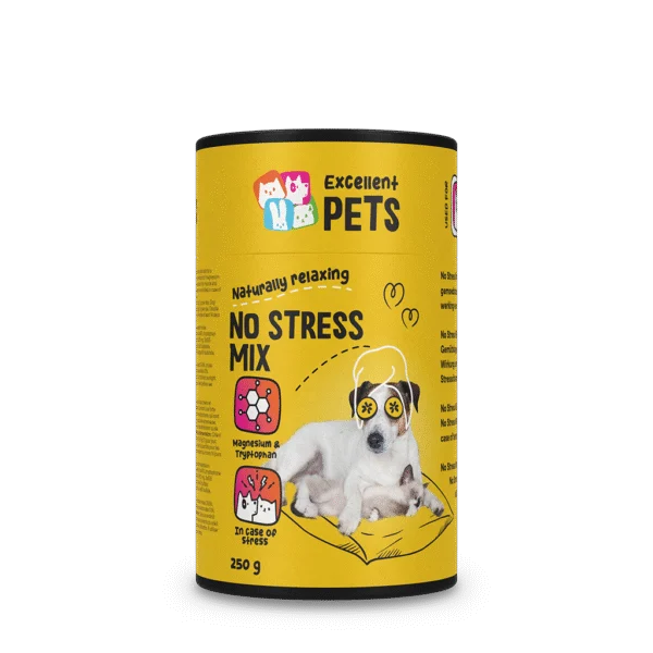 Integratore in polvere per cani e gatti contro lo stress, 250 g – Excellent Pets No Stress Mix