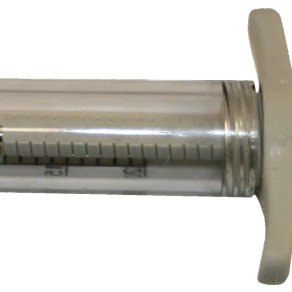 Siringa in nylon 20 ml, regolabile con Luer Lock