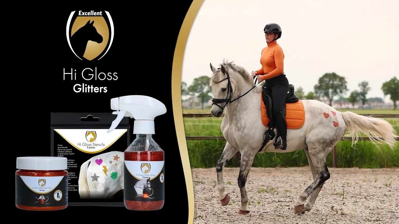 Smalto glitterato verde per zoccoli, 150 ml – Excellent Horse Hi Gloss Glitter Hoof Polish - immagine 6