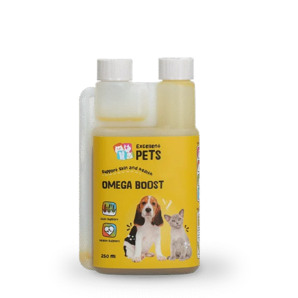 Olio omega per cani con oli vegetali, 250 ml – Excellent Pets Omega Boost