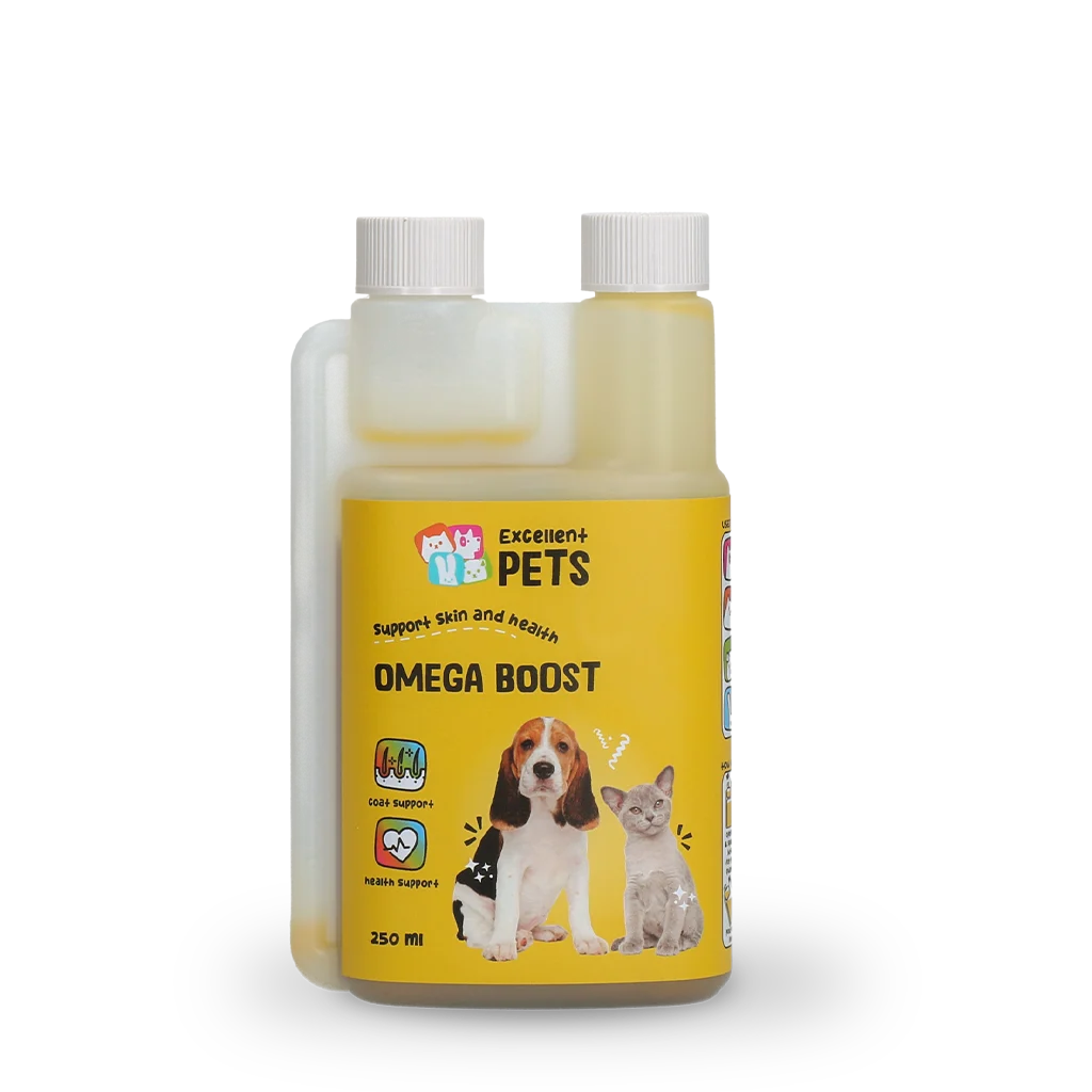Olio omega per cani con oli vegetali, 250 ml – Excellent Pets Omega Boost - immagine 1