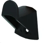 Gancio in plastica per cavezze, nero, 3,5 x 3 cm – Vplast