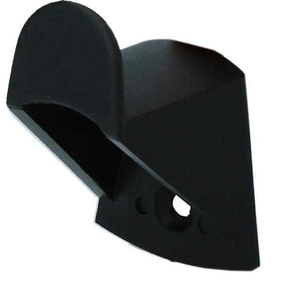 Gancio in plastica per cavezze, nero, 3,5 x 3 cm – Vplast