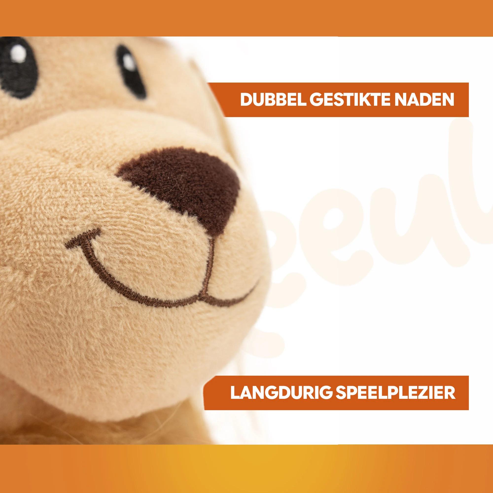 Peluche per cani Leone arancione, 34 cm – Holland Leone arancione L - immagine 6