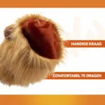 Criniera da leone arancione per cani L – Criniera arancione Holland - immagine 3