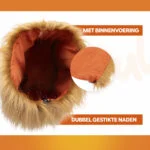 Criniera da leone arancione per cani, taglia S – Criniera arancione Holland - immagine 6