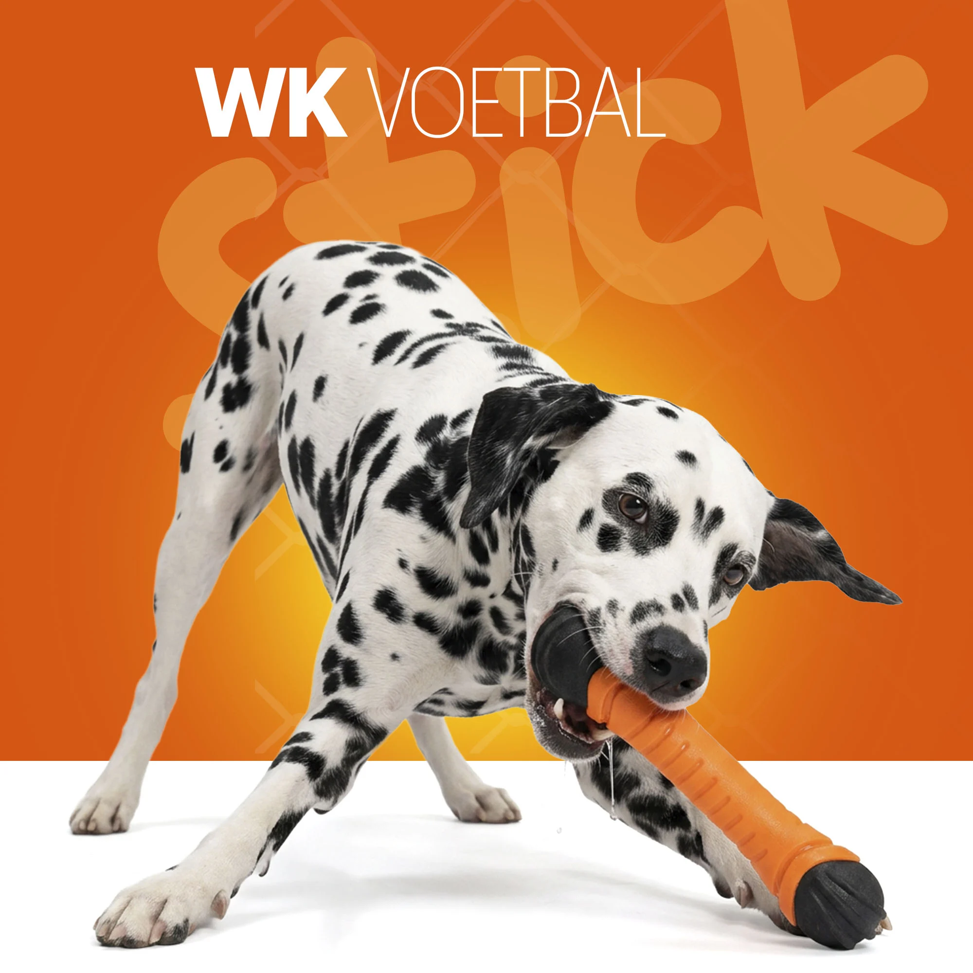 Bastoncino da riporto galleggiante con squeaker S 24 cm – Holland Oranje Apporteerstick - immagine 2