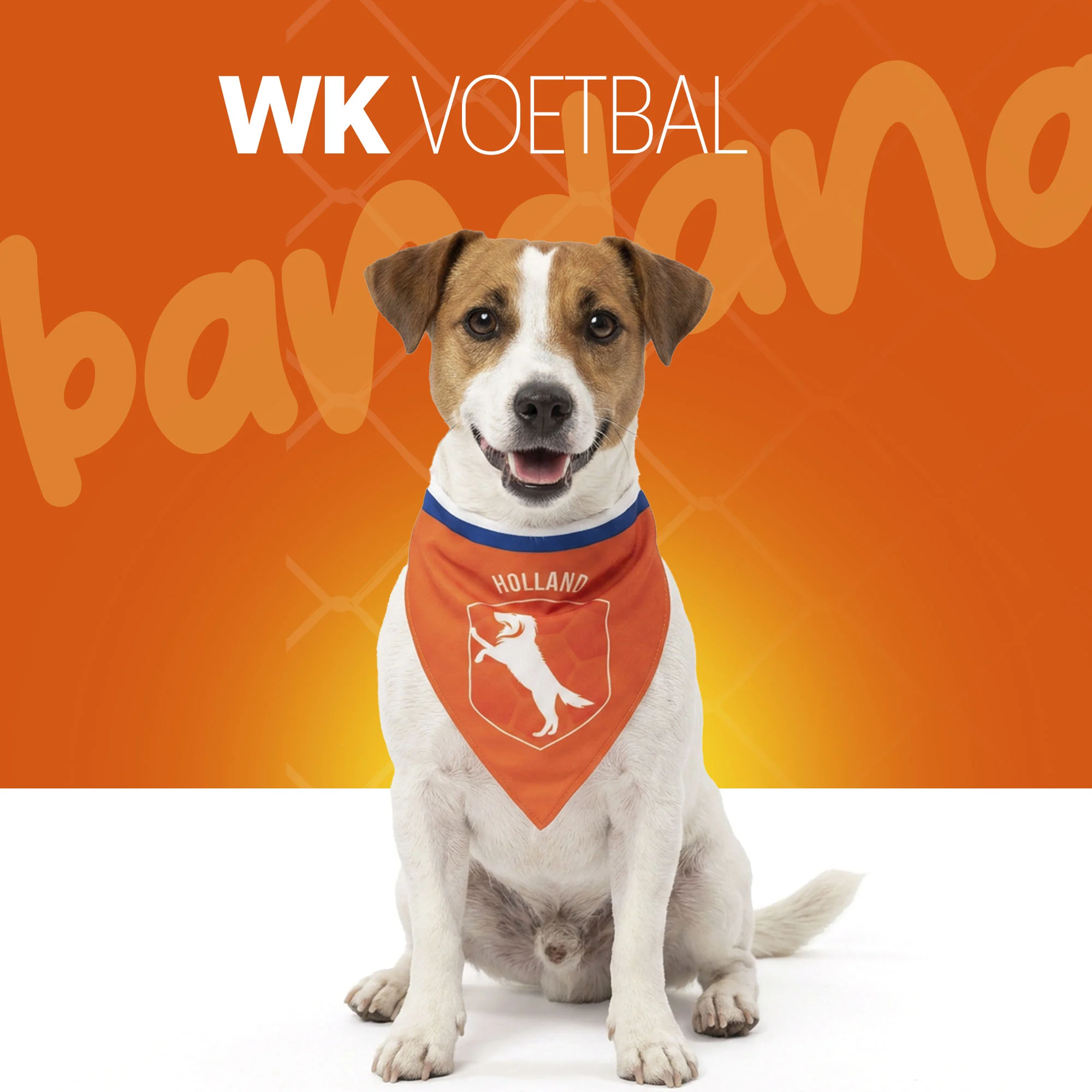 Bandana arancione per cani, taglia S, per la Festa del Re – Bandana arancione Holland - immagine 2