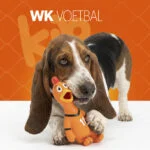 Gioco per cani in lattice a forma di gallina, arancione – Gallina WK - immagine 2